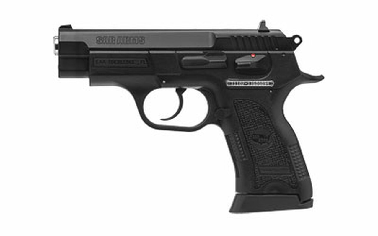 EAA SAR Arms, Single Action, Compact Size, 9mm, 3.8" Barrel, Polymer Frame, Blue Finish, 13Rd Mag