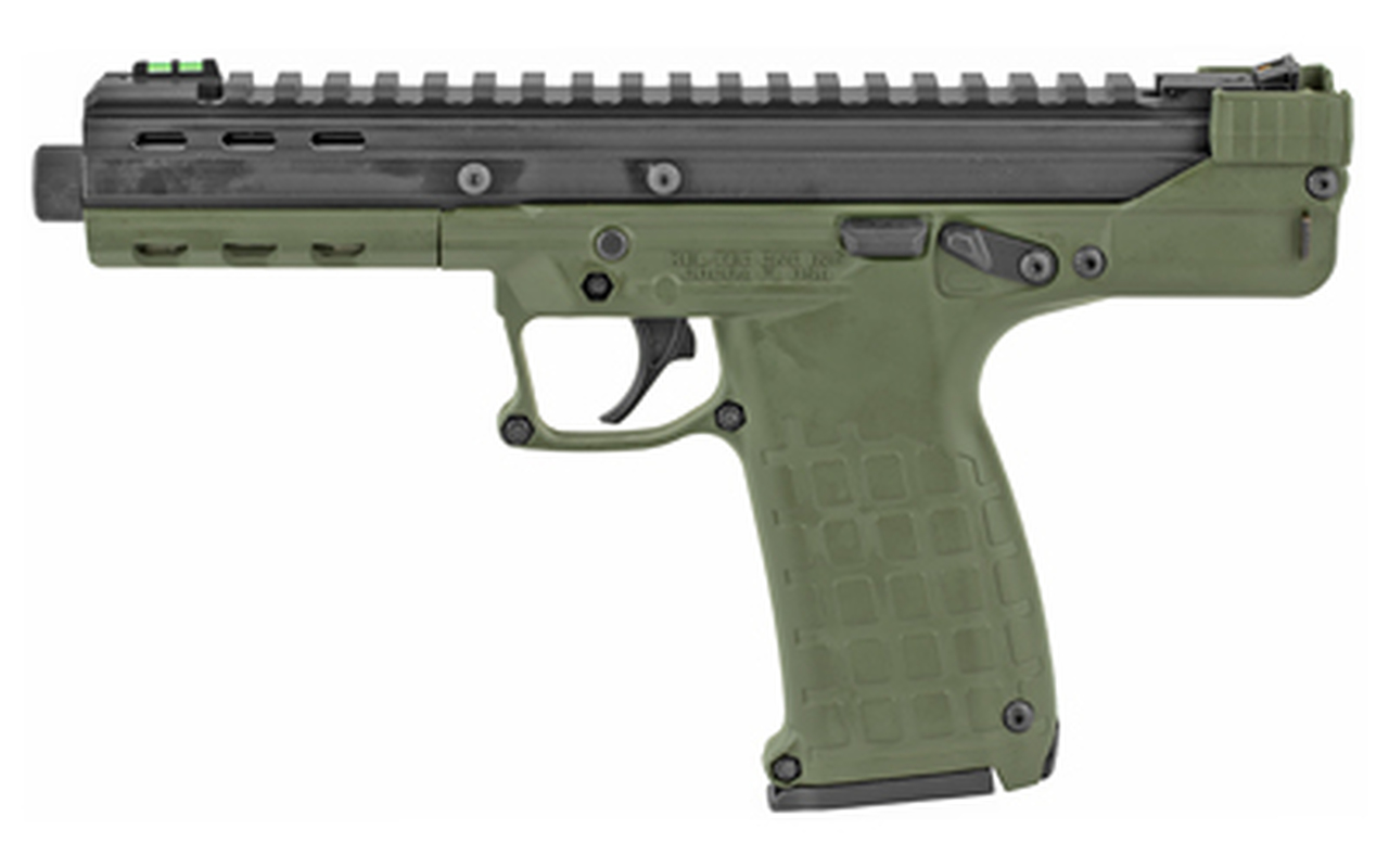 Kel-Tec CP33 22 LR 5.5", Olive DrabGreen Polymer Grip/Frame Olive DrabGreen Slide, 33 rd