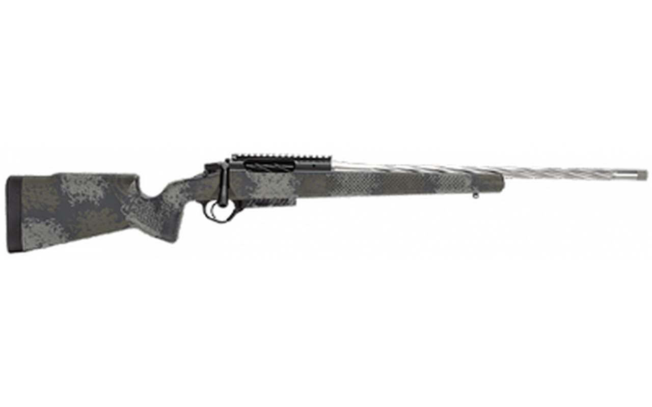 Seekins Precision Havak Element 300 Win Mag, 21" Mountain Contour Spiral Fluted Barrel, Camo Carbon Stock, Timney Elite Trigger, Rail, 3rd