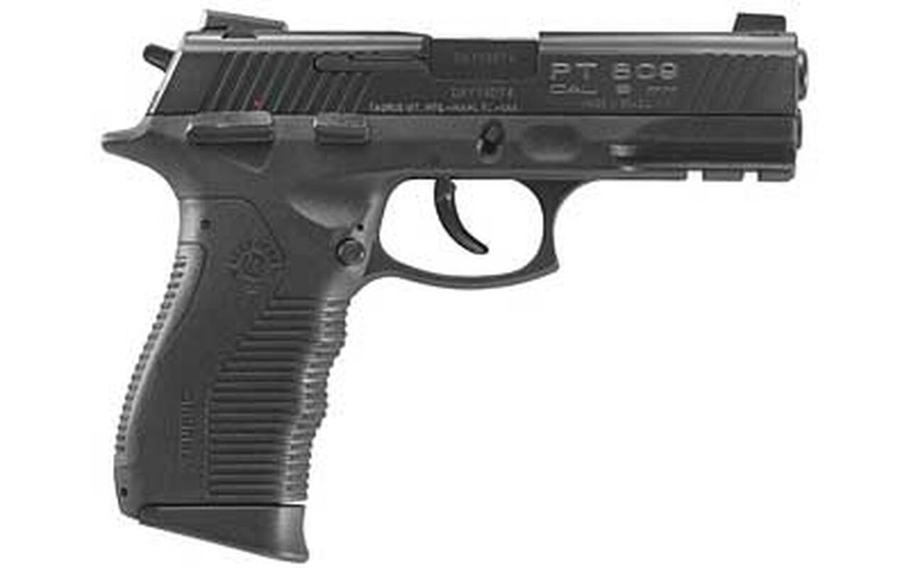 Taurus 809 9mm, 4" Barrel Novak 3 Dot Sites Blued, 17rd Mag