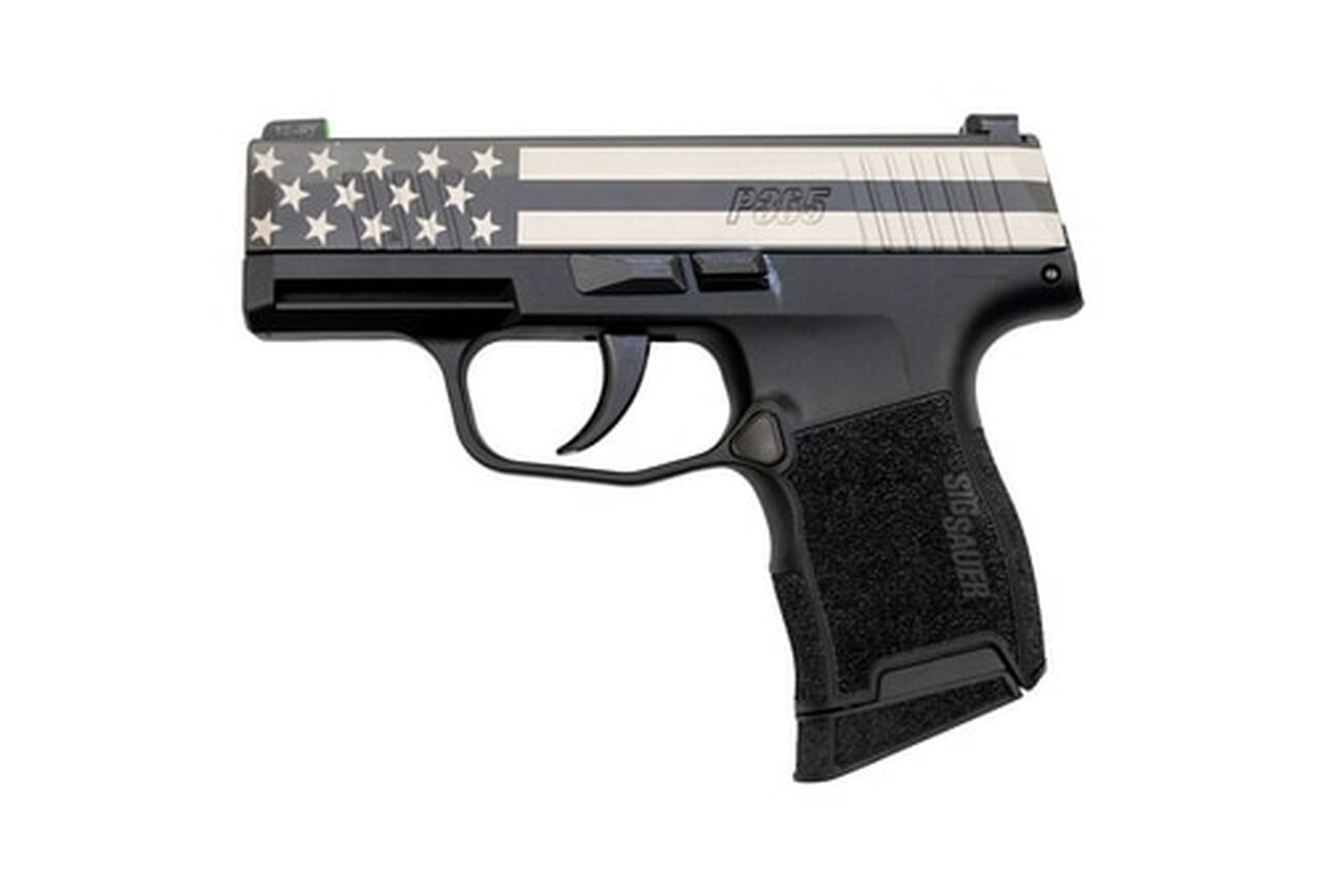Sig P365 FreedomStars and Stripes Edition 9mm, 3" Barrel, Sig XRay3 Night Sights, 10rd Mag