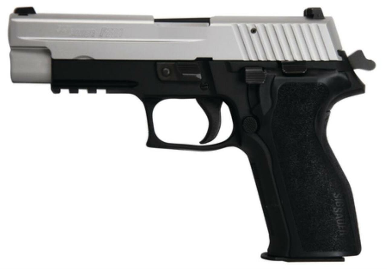 SIG P226 .40 S&W 4.4 Barrel Night Sights Two-Tone E2 Grips 10rd Mag - MA Compliant