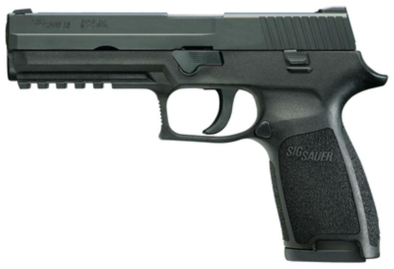 SIG P250 Full Size 9MM 4.7 Contrast Sights Black Nitron Slide Finish 17 Round Mag