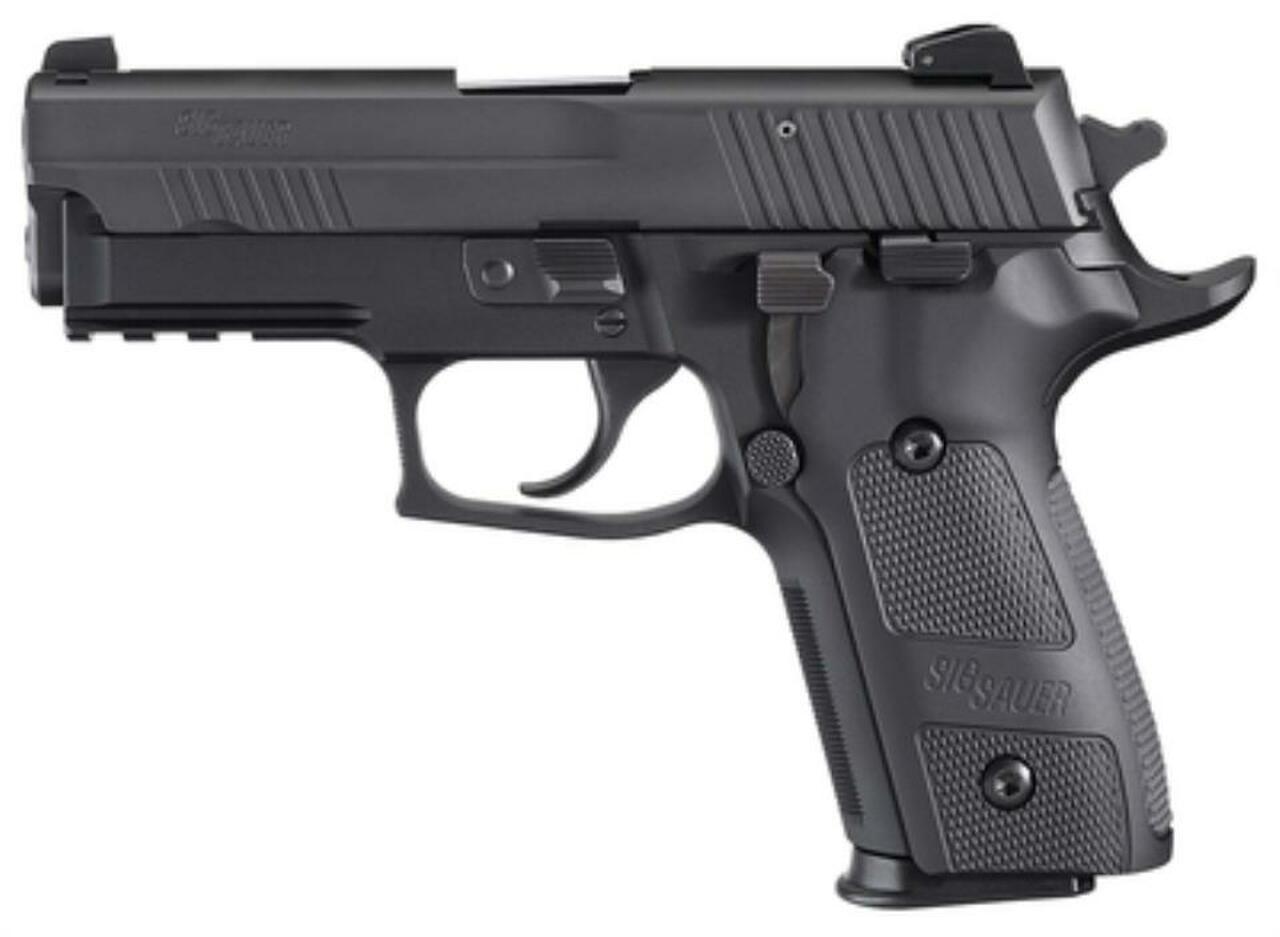 SIG P229 Elite Dark 9mm 3.9", Siglite NS, Black Aluminum Grips 15 Round Mag