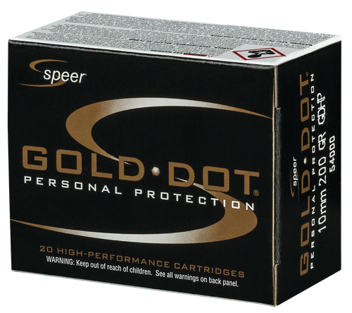 Speer Gold Dot 10mm 200gr Hollow Point 20rd Box