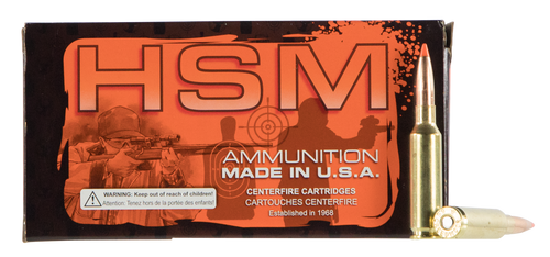 HSM Match Target 223 Remington, 77gr, Sierra MatchKing BTHP, 50rd Box