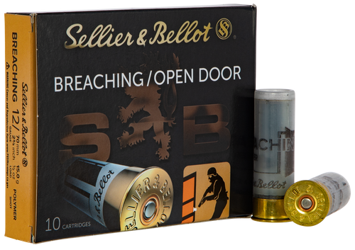 Sellier & Bellot Shotgun Breaching 12 Ga, 2.75", 1/2 oz, 10rd Box