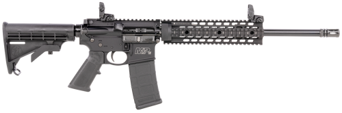 Smith & Wesson LE M&P15 223 Remington/5.56 NATO 16" 30rd,6-Position Black Stock Black Armornite