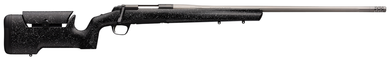 Browning X-Bolt Max Long Range 30 Nosler, 26" Barrel, Black Gray Specs, Fixed Max Adjustable Comb Stock, Matte Black, 3rd