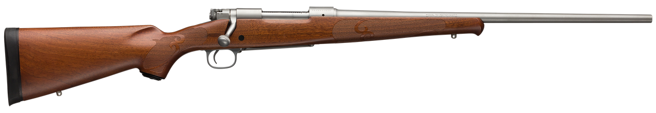 Winchester 70 Featherweight 7mm-08 Rem, 22" Barrel, Grade I Walnut Stock, Stainless Steel, 5rd
