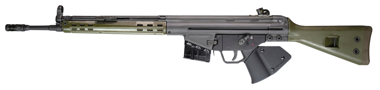 PTR G.I. .308/7.62mm NATO 18" G3 Barrel Olive Drab Green 10rd Fixed Magazine - CA Compliant
