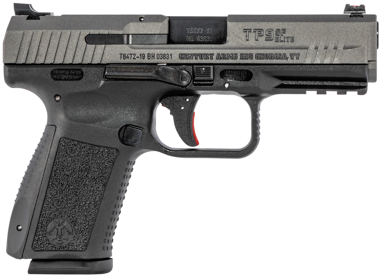 Canik TP9SF Elite, 9mm, 4.19" Match Bbl,Tungsten Finish, 2x15Rnd Mags