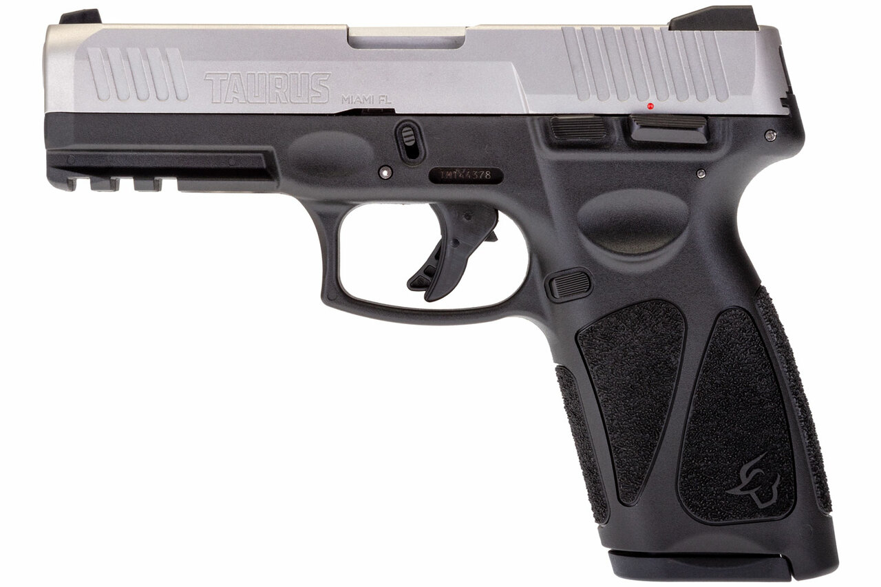 Taurus G3 9mm, 4" Barrel, Manual Safety, SS/Black, 15/17rd