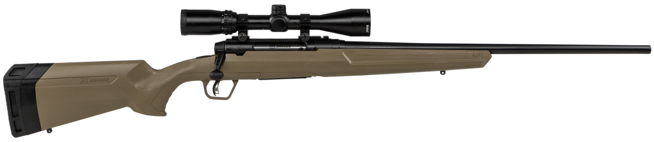 Savage Axis II, Flat Dark Earth 308 Win, 22" Sporter Barrel, Flat Dark Earth, Banner 3x9x40 Scope, 4rd