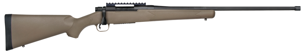Mossberg Patriot, Predator, Bolt Action, 6.5 PRC, 24" Fluted Threaded Barrel, Flat Dark Earth, Adj Trigger, Picatinny, Oversized Handle, Box Magazine, 5rd
