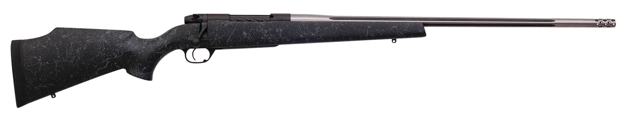 Weatherby Mark V Accumark 338 Lapua Mag, 26" Barrel, Graphite Black Receiver Bead Blasted Blued Barrel, Monte Carlo Stock, 3rd