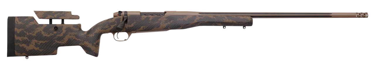 Weatherby Mark V Accumark Elite 6.5 Weatherby RPM, 26" Barrel, Black Brown Sponge Finish, Carbon Fiber Stock, 4rd