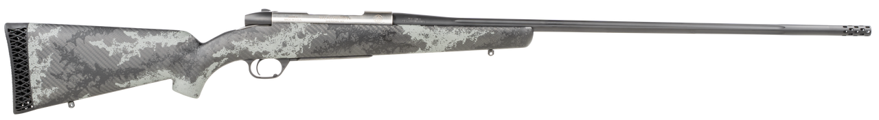 Weatherby Mark V Back Country Titanium 6.5 Weatherby RPM, 24" Barrel, Carbon Fiber Gray Sponge Patterns, Graphite Black Cerakote, Left Hand, 4rd