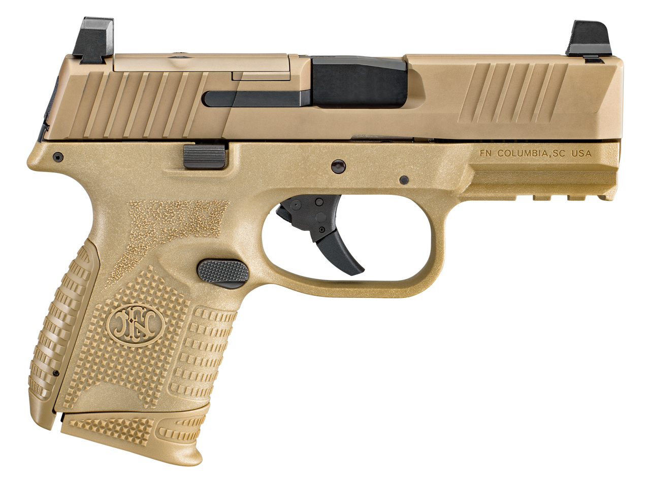 FN 509 Compact MRD 9mm, 3.7" Barrel, FN Optics Mounting System, Flat Dark Earth, 2x 10rd