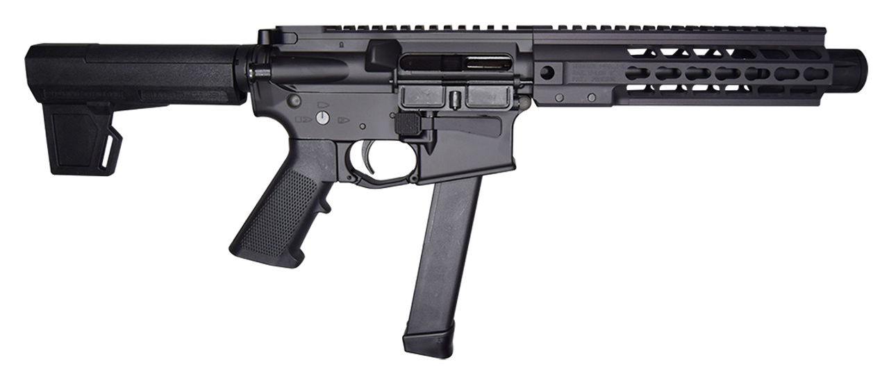 Brigade BM-9 9mm, 9" Barrel, Black Graphite and Cerakote, Pistol Brace, 33rd