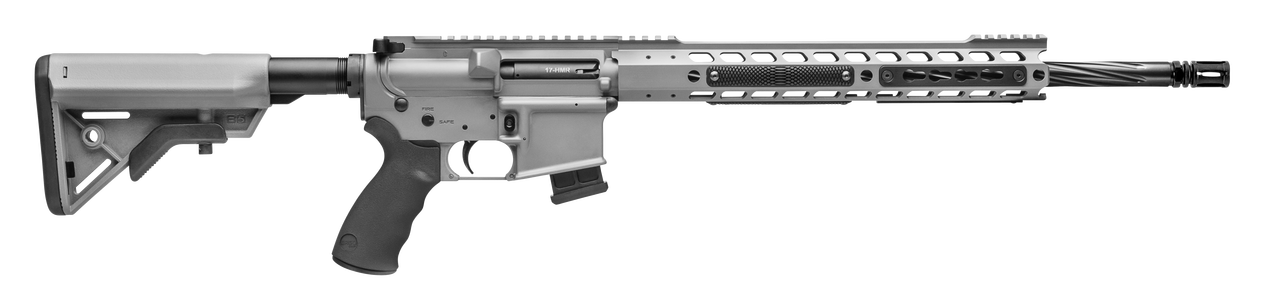 Alexander Arms Tactical AR-15 17 HMR 18" Barrel Sniper Grey SopMod B5 Stock, 10rd Mag