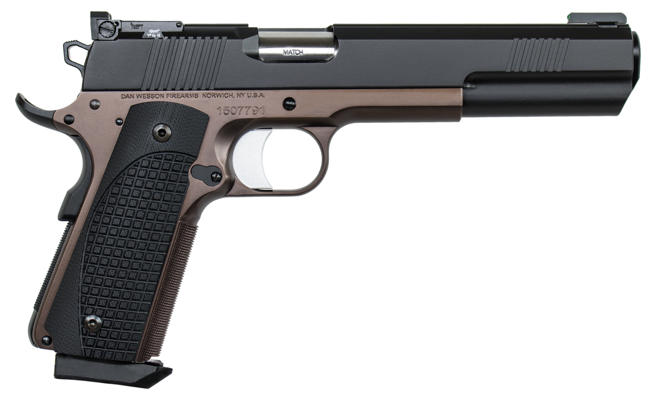 Dan Wesson Bruin 10mm Auto 6.03" Barrel Bronze Duty Finish Stainless Steel Brown G10 Grip 8rd
