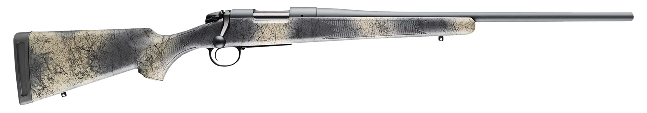 Bergara Wilderness Hunter 300 Winchester Magnum, 24" Barrel, Sniper Gray Cerakote, Wilderness Synthetic Stock, 3Rd, Hinged Floor Plate