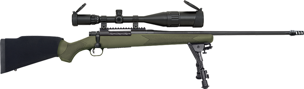 Mossberg Patriot Night Train 300 Win Mag, 24" Olive DrabGreen Matte Blued, 3rd