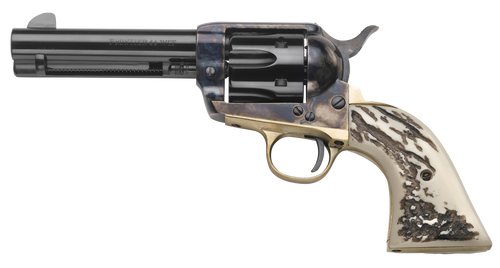 Taylors & Company 1873 357 Magnum, 4.75" Barrel, Color Case Hardened, Imitation Stag Grip, 6rd