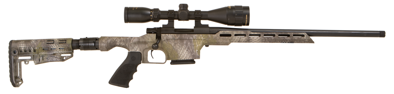 Howa Kryptek Kratos Full DIP Rifle 6.5 Creedmoor, 24" Barrel MAG Kit, 20 MOA Base, Bipod No Scope/Rings