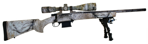 Howa M1500 Mini Action 7.62x39mm, 20" Threaded Barrel, Yote Camo, Includes GamePro 4-16x44mm Scope, 5rd