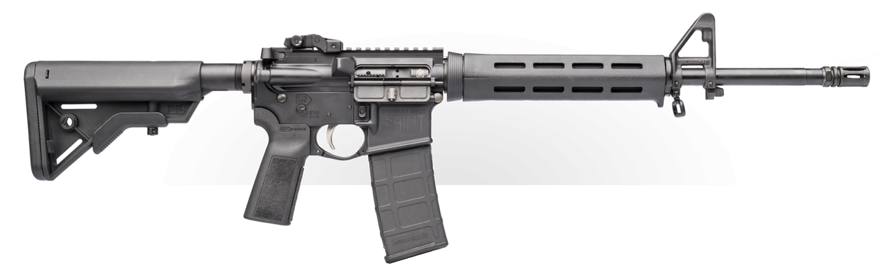 Springfield SAINT AR-15, 223/556 16" Barrel, B5 M-LOK Handguard, Front and Flip Up Rear Sights, 30Rd Mag