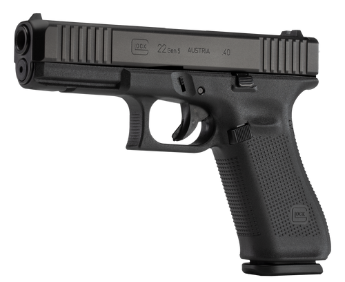 RENTAL Glock G22 Gen 5 40 Smith and Wesson, 4.49" Barrel, Black, 15rd