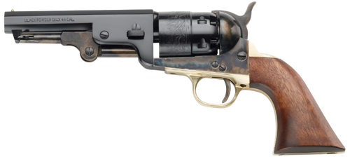 Pietta 1851 Navy Yank Sheriff 44 Cal, 4.88" Barrel, Case Hardened Frame, Walnut Grip, 6rd