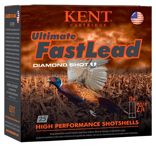 Kent Cartridge Ultimate Fast Lead 12 Ga, 2.75", 1 1/2 oz, 6 Shot, 25rd Box