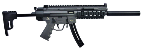 GSG 16 Carbine 22 LR, 16.25" Barrel, Black, Smoke Metal Finish, 22rd