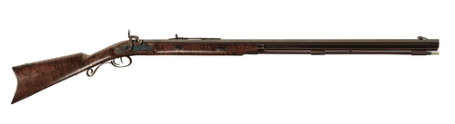 Taylors &amp; Company Missouri River Hawken 45 Cal, Case Hardened Rec, Maple Stock