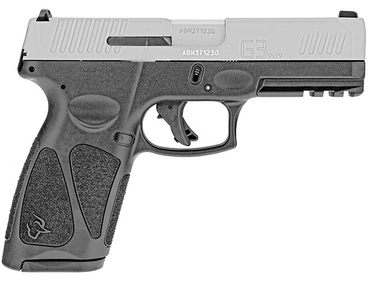 Taurus G3 9mm, 4" Barrel, Manual Thumb Safety, Fixed Sights, Black, 15rd/17rd