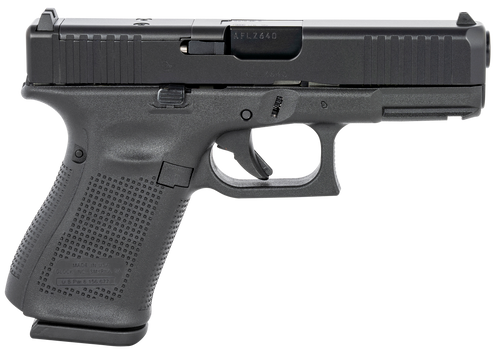 Glock G19 Gen 5 MOS Rebuilt 9mm, 4.02" Barrel, Black, MOS Cut, 15rd