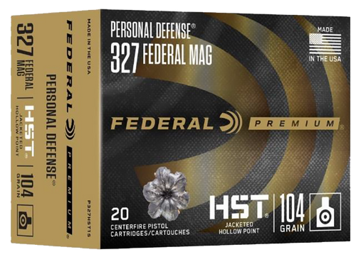 Federal Personal Defense 327 Federal Magnum 104gr Jacketed Hollow Point 20rd Box