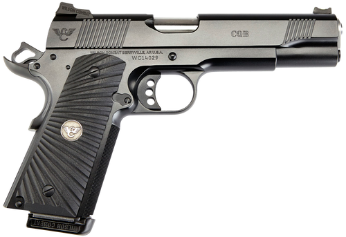 Wilson CQB FS 9mm, 5" Barrel, Black, G10 Starburst Grip, 10rd