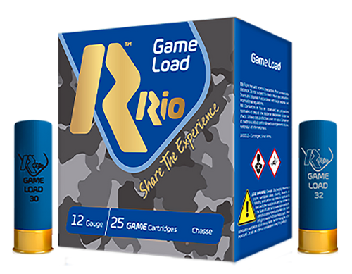 Rio Game Load 12 Ga, 2.75", 1 1/4 oz, 8 Shot, 25rd Box