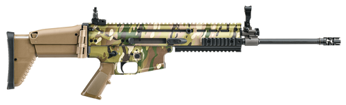 FN SCAR 16S NRCH 223 Remington/5.56x45mm, 16" Barrel, MultiCam Rec, Flat Dark Earth Grip/Stock, 10rd