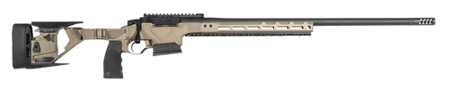 Seekins Havak HIT Pro 6mm Creedmoor, 24" Threaded Barrel, Flat Dark Earth Folding Chassis, Black Rec, 3rd