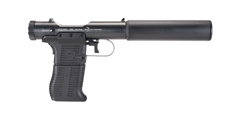 B&T Station Six 45 ACP, 3.5" Barrel/5.10" Suppressor, Black, Bolt Action, 7rd