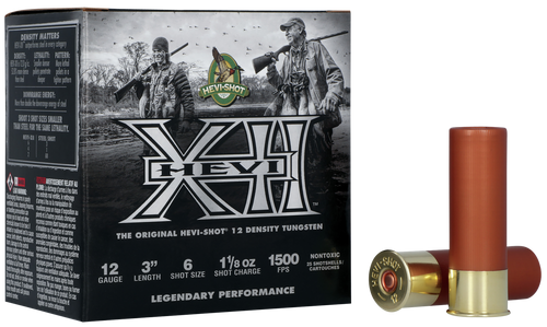 HEVI-Shot Waterfowl 12 Ga, 3", 1 3/8 oz, 6 Shot, 25rd Box