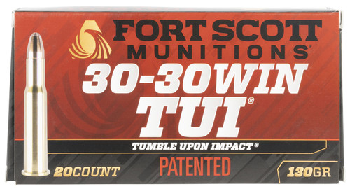 Fort Scott Tui 30 30 Win 130gr Solid Copper Spun 20rd Box