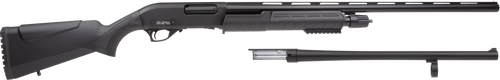 Rock Island Pump Action Combo 12 Ga, 3" Chamber 18.5" & 28" Barrels, Black, 5rd