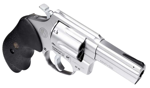 Rossi RM64 357 Magnum, 6" Barrel, Stainless Steel, Rubber Grip, 6rd
