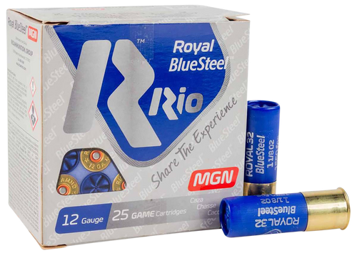 Rio BlueSteel Royal 12 Ga, 3", 1 1/8 oz, 2 Shot, 25rd Box